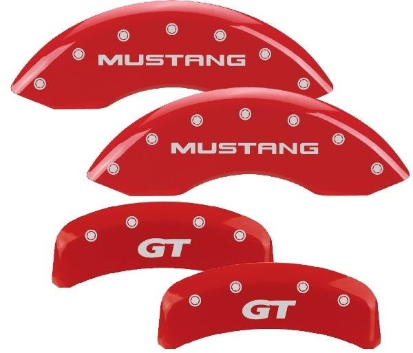 MGP Caliper Covers 10095SMG1RD 94-04 Mustang Caliper Covers Red MGP Caliper Covers 10095SMG1RD