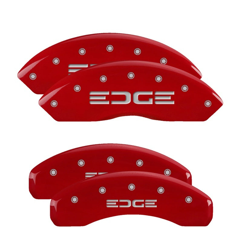 MGP Caliper Covers 10119SEDGRD 11-14 Ford Edge Caliper Covers Red MGP Caliper Covers 10119SEDGRD