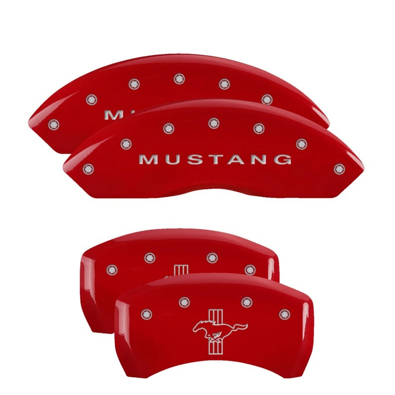 MGP Caliper Covers 10197SMB1RD 05-10 Mustang Caliper Covers Red MGP Caliper Covers 10197SMB1RD