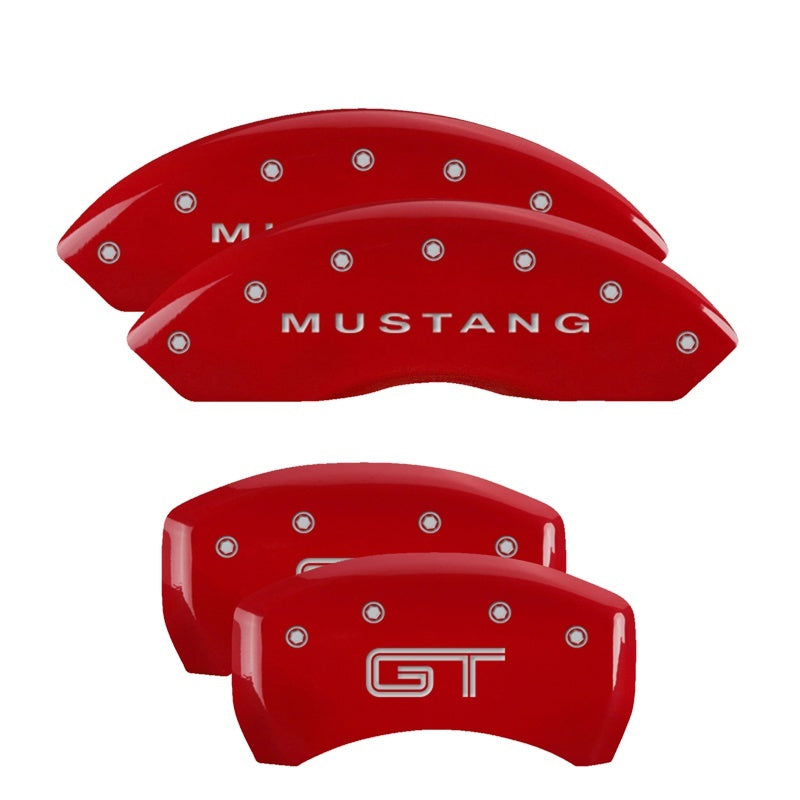 MGP Caliper Covers 10197SMG2RD 05-10 Mustang Caliper Covers Red MGP Caliper Covers 10197SMG2RD