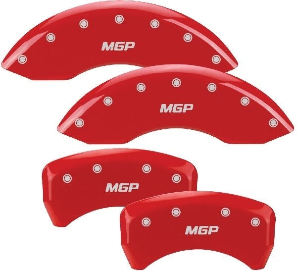 MGP Caliper Covers 10197SMGPRD 05-10 Mustang Caliper Covers Red MGP Caliper Covers 10197SMGPRD
