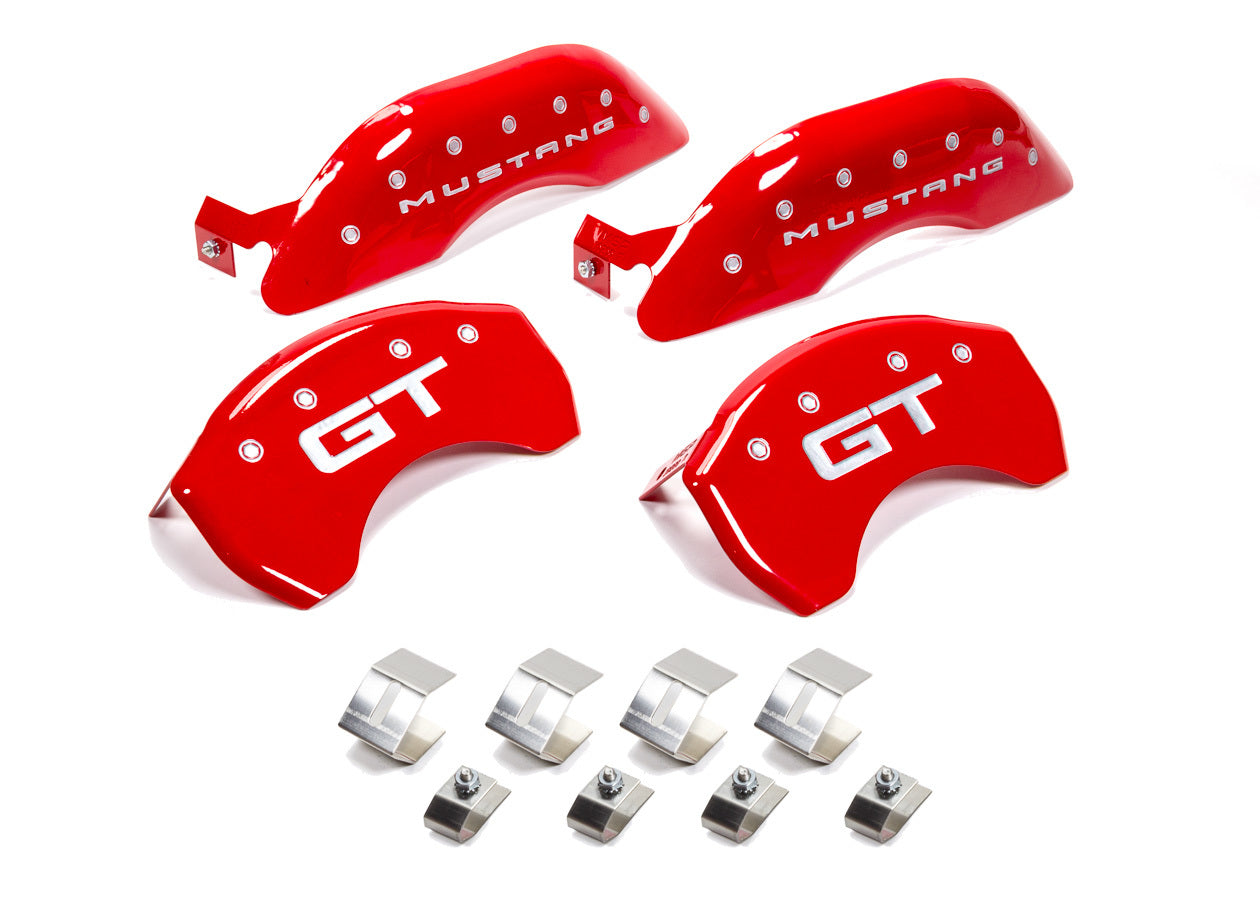 MGP Caliper Covers 10200S2MGRD 15-   Mustang Caliper Covers Red MGP Caliper Covers 10200S2MGRD