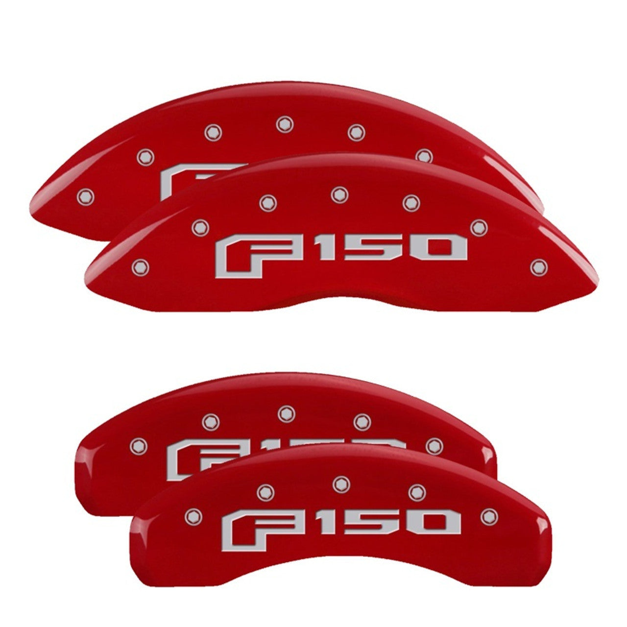 MGP Caliper Covers 10239SF16RD Set of 4 Caliper Covers Engraved Front and Rear MGP Caliper Covers 10239SF16RD