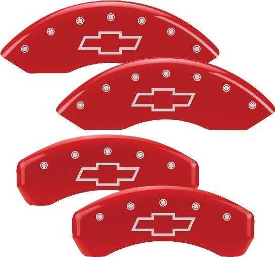 MGP Caliper Covers 14004SBOWRD 07- GM P/U SUV Caliper Covers Red MGP Caliper Covers 14004SBOWRD