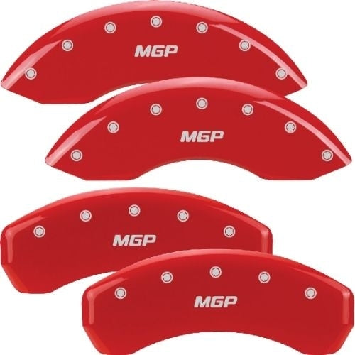 MGP Caliper Covers 14033SMGPRD 10- Camaro Caliper Cover Red MGP Caliper Covers 14033SMGPRD