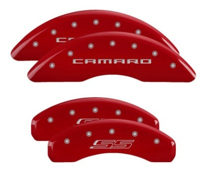 MGP Caliper Covers 14241SCS5RD 16-   Camaro Caliper Covers Red MGP Caliper Covers 14241SCS5RD