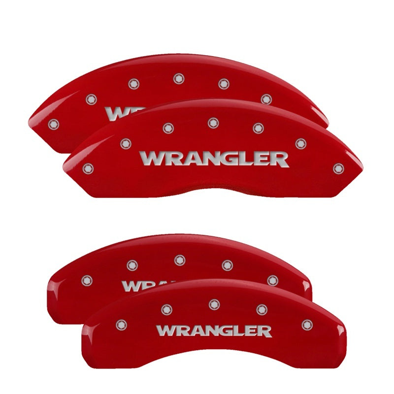 MGP Caliper Covers 42007SWRGRD 07-   Wrangler Caliper Covers Red MGP Caliper Covers 42007SWRGRD