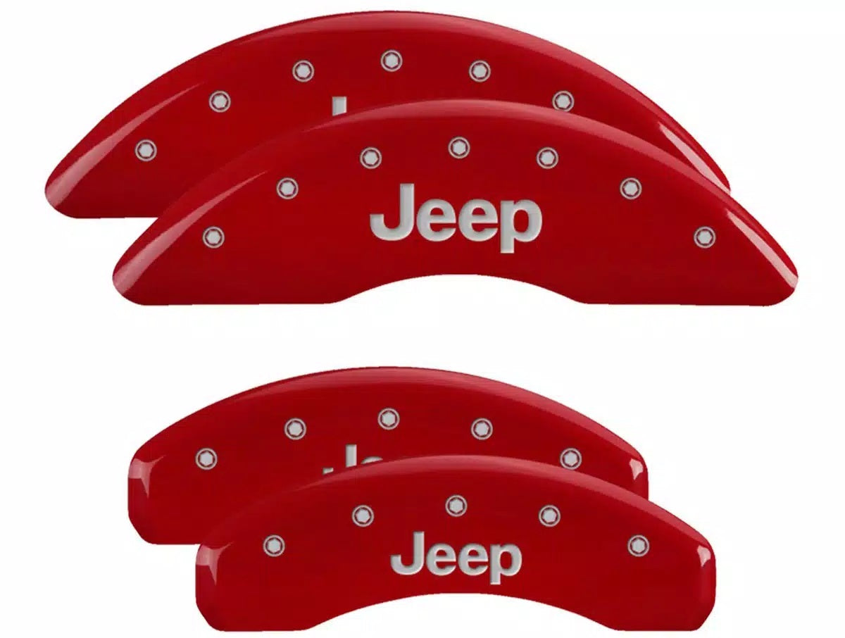 MGP Caliper Covers 42023SJEPRD Set of 4 Caliper Covers MGP Caliper Covers 42023SJEPRD