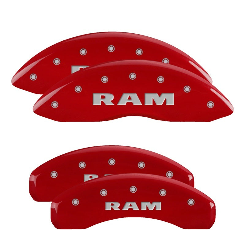 MGP Caliper Covers 55001SRAMRD 11-   Ram 1500 Caliper Covers Red MGP Caliper Covers 55001SRAMRD