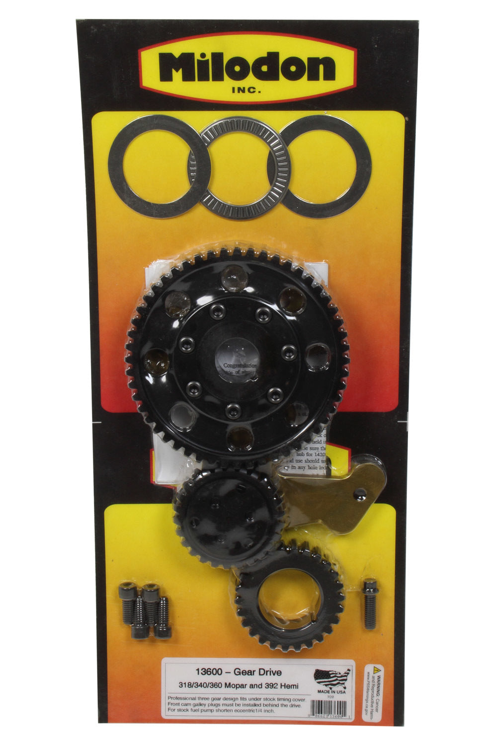 Milodon 13600 SB Mopar Gear Drive Milodon 13600