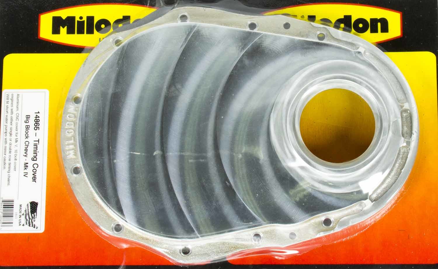 Milodon 14865 Aluminum Timing Cover - BBC Gen V Milodon 14865