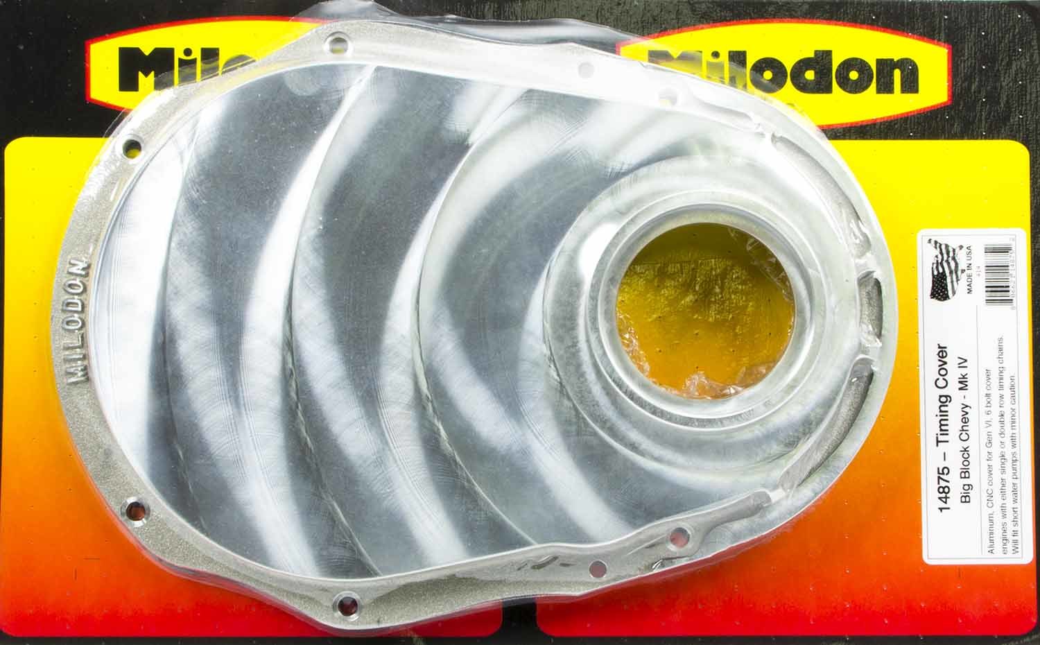 Milodon 14875 BBC Gen VI Aluminum Timing Cover Milodon 14875