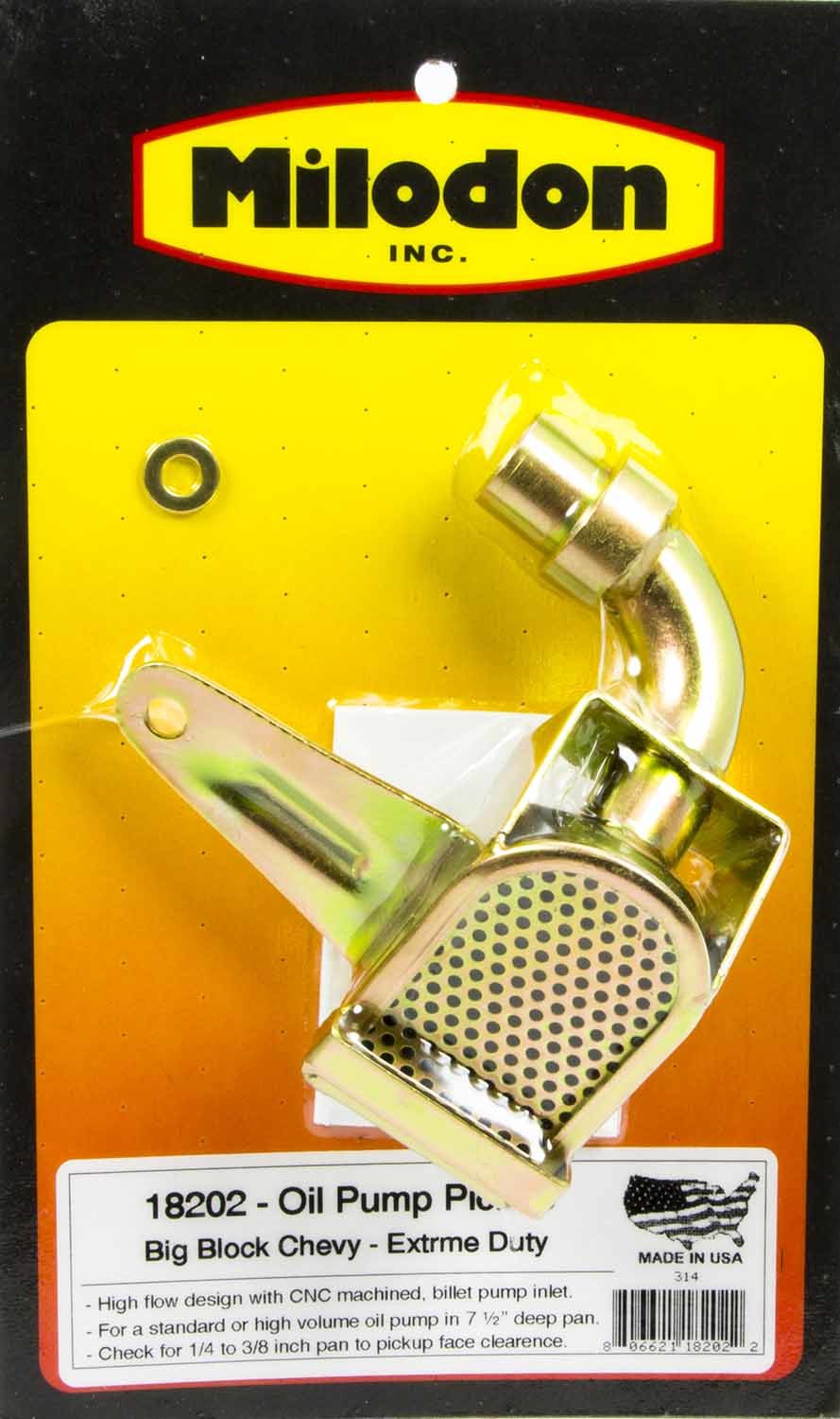 Milodon 18202 Oil Pump Pick-Up - BBC Extreme Duty Milodon 18202