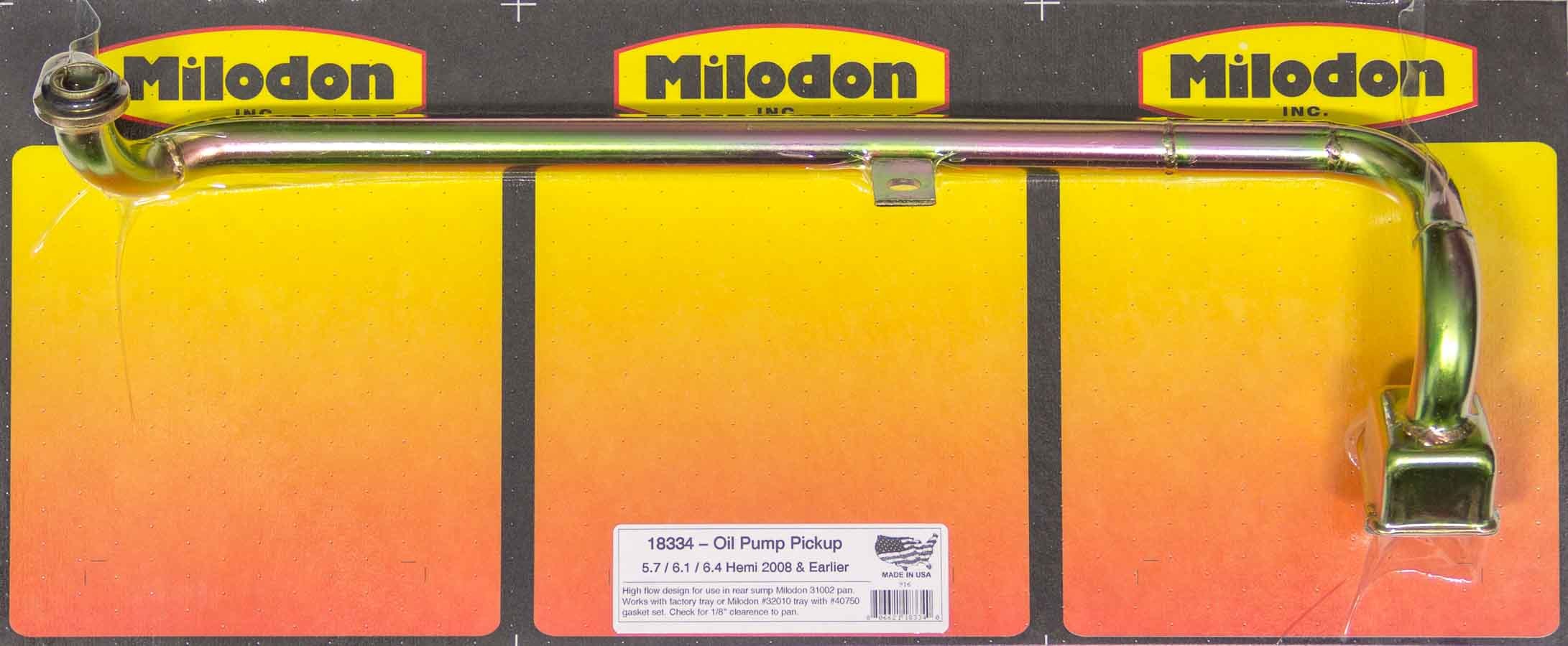 Milodon 18334 Oil Pump Pick-Up Milodon 18334