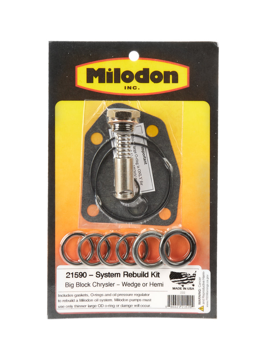 Milodon 21590 Oil System Rebuild Kit Milodon 21590