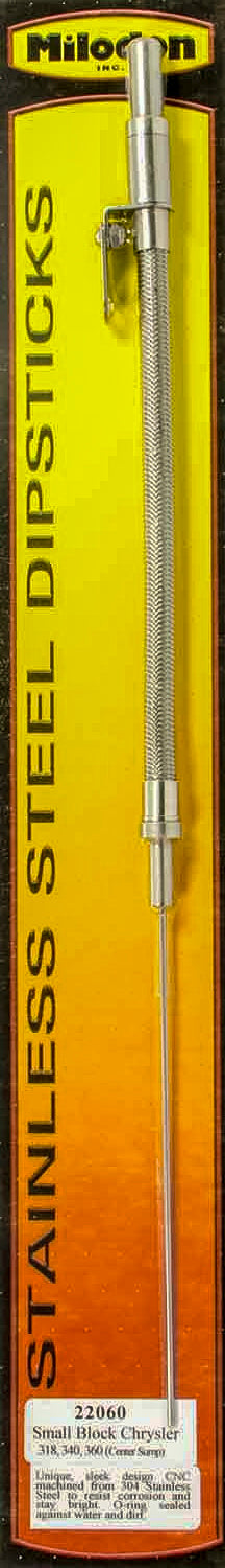 Milodon 22060 SBM S/S Engine Dipstick Milodon 22060