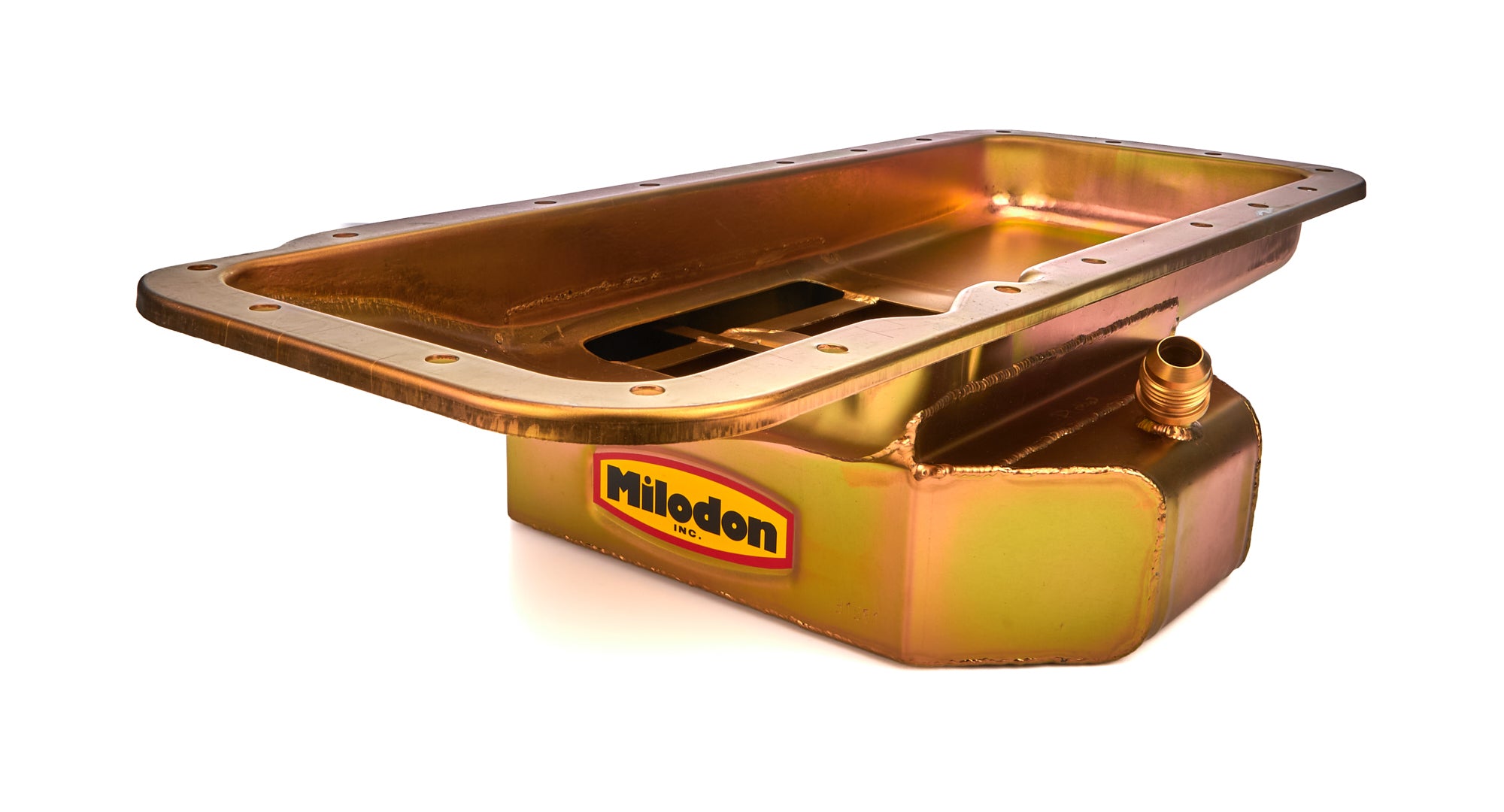 Milodon 31581 BBM R/R 7qt Oil Pan w/External Pick-Up Milodon 31581