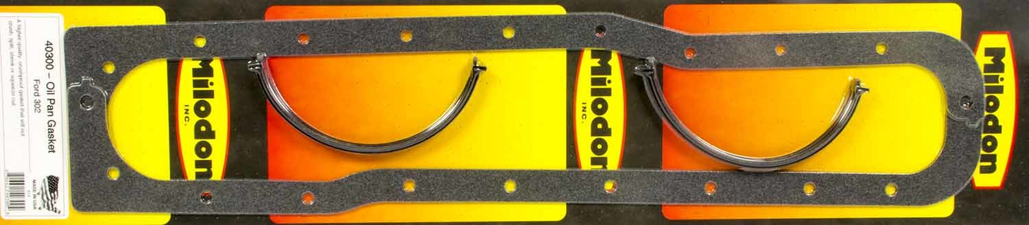 Milodon 40300 Oil Pan Gasket Set - SBF 302 Milodon 40300