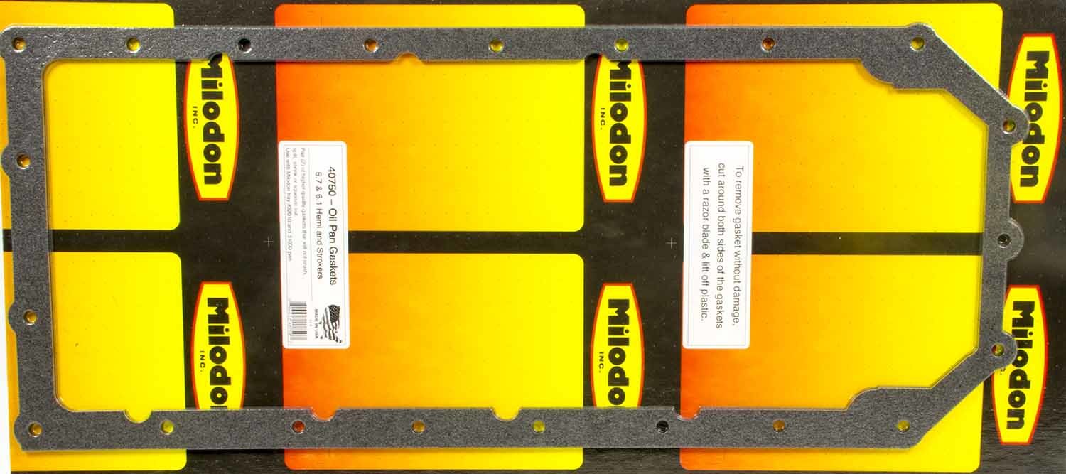 Milodon 40750 Oil Pan Gasket Set - 5.7/6.1L Hemi (Pair) Milodon 40750