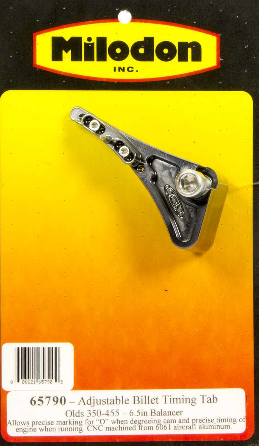 Milodon 65790 Olds Timing Pointer - 6.5in Balancer Milodon 65790