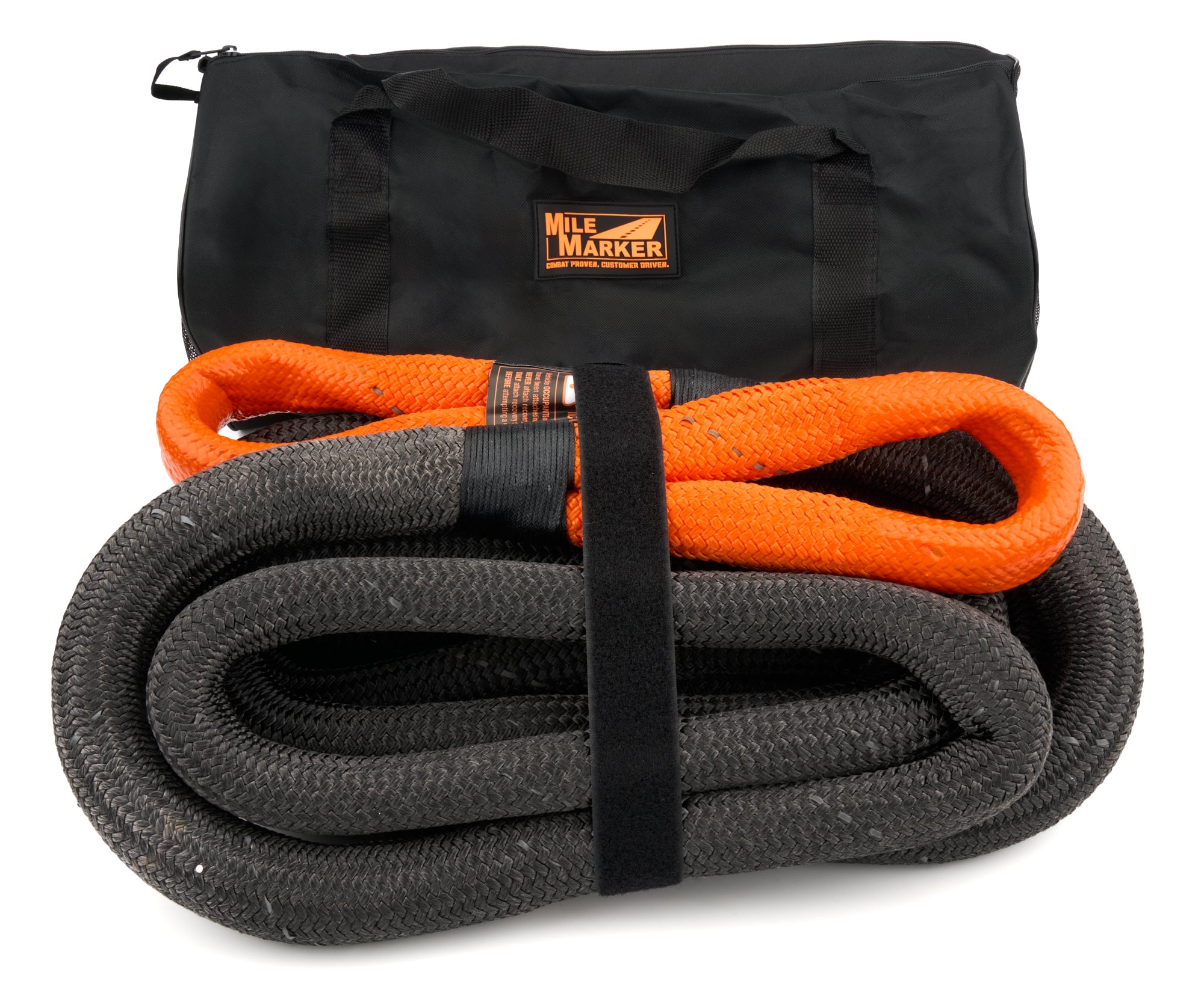 Mile Marker 18-52114-30-CBK 1.25in x 30ft Kinetic Rope Kit Mile Marker 18-52114-30-CBK