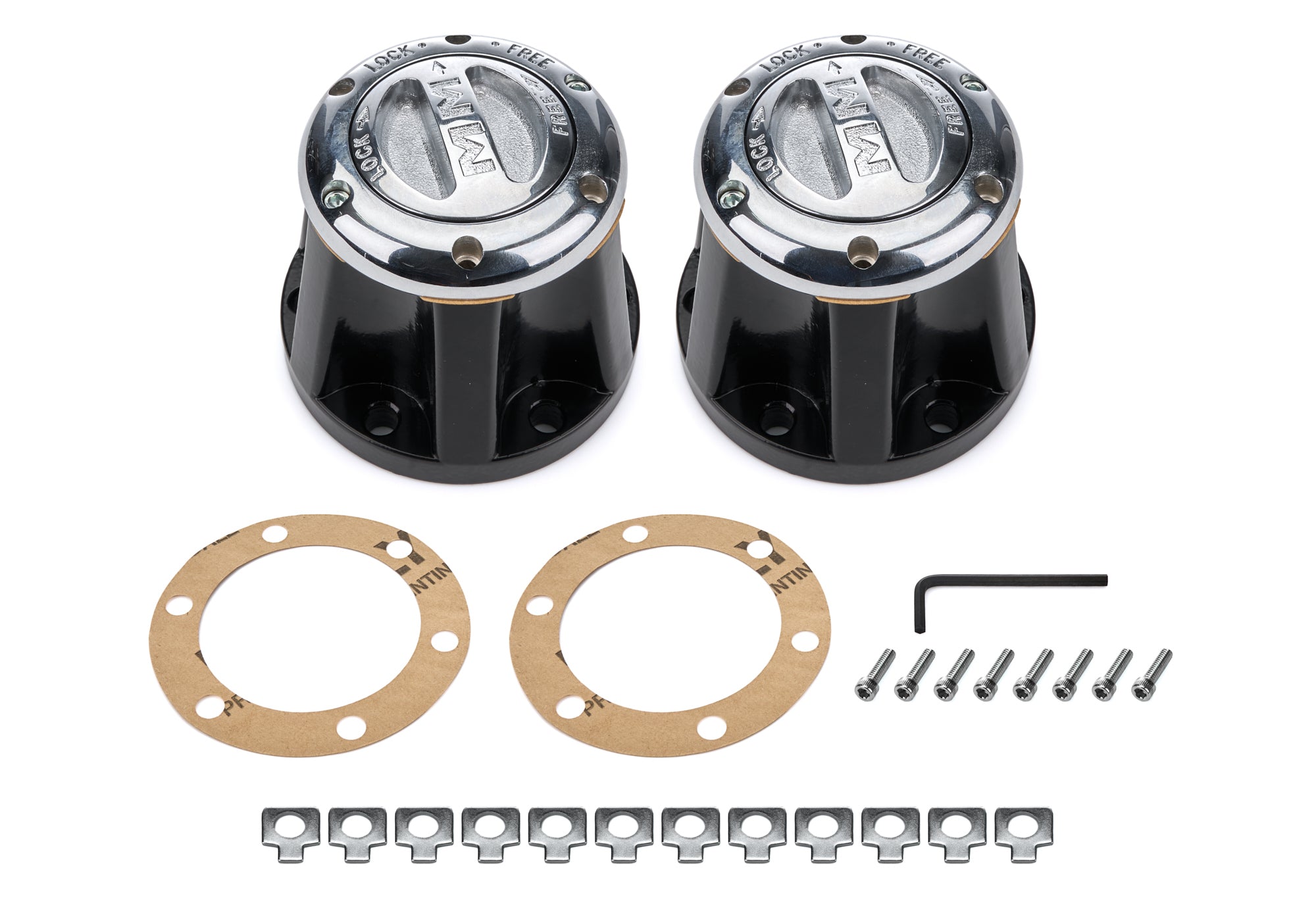 Mile Marker 457 Jeep Hubs 6 Bolt  27 Spline Set of 2 Mile Marker 457