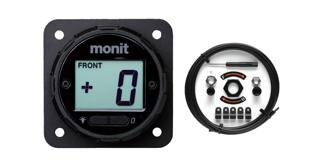 Monit BD01-2-BK Brake Bias Adj Digital Flat Panel Mnt Black Monit BD01-2-BK