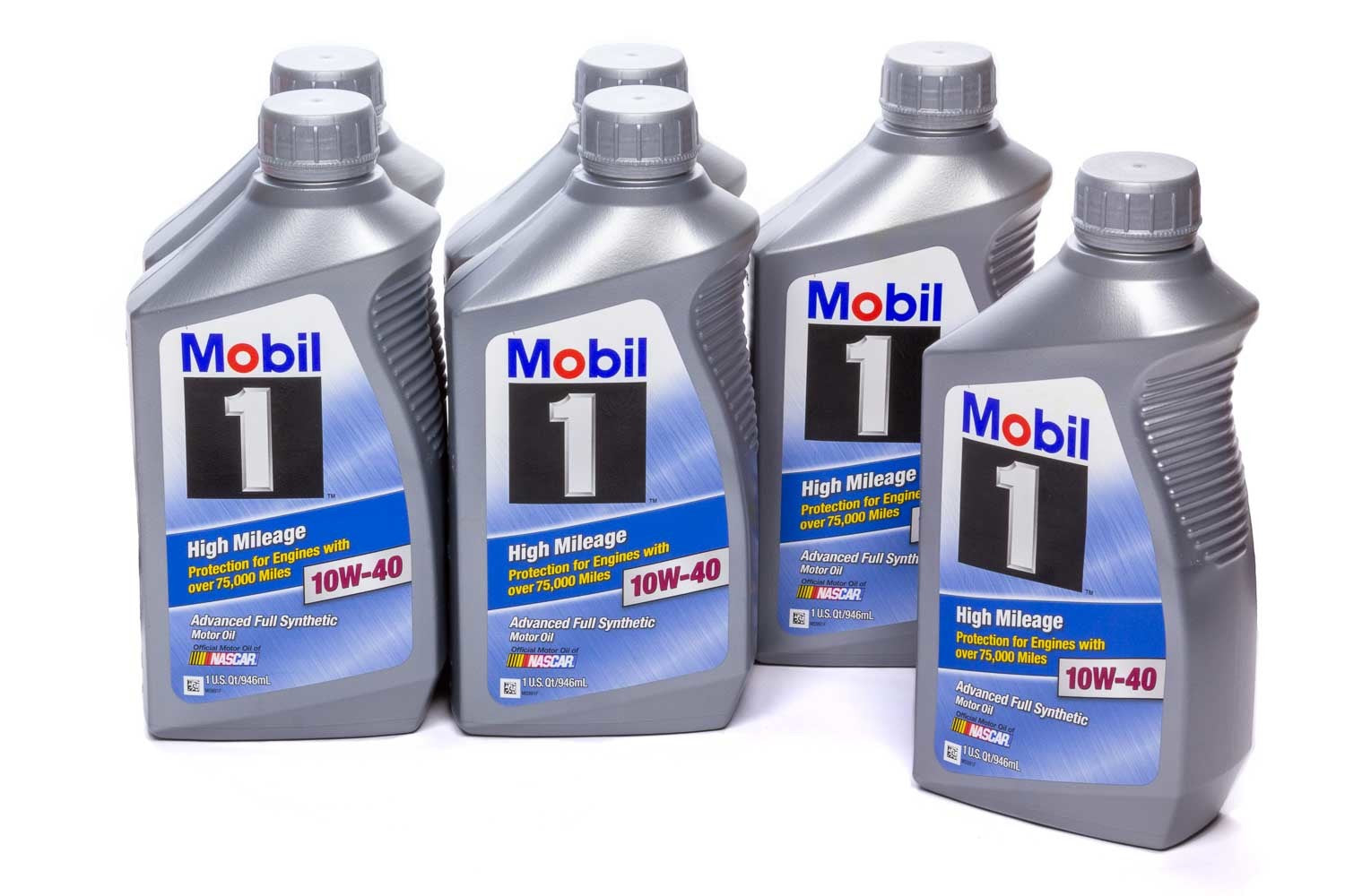Mobil 1 103536 10w40 High Mileage Oil Case 6x1Qt Bottles Mobil 1 103536