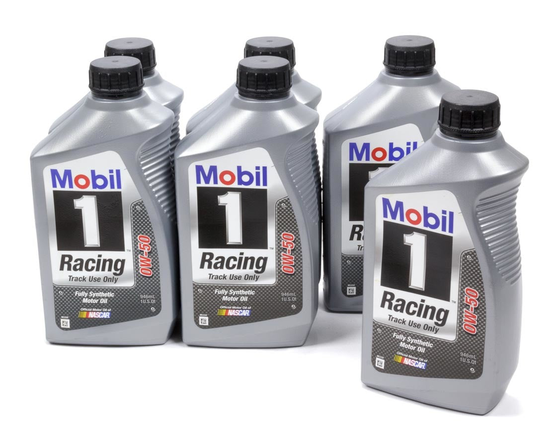 Mobil 1 104145 0w50 Racing Oil Case 6x1 Qt Mobil 1 104145