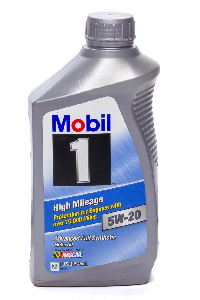 Mobil 1 120455 5w20 High Mileage Oil Case 6x1 Qt Bottles Mobil 1 120455