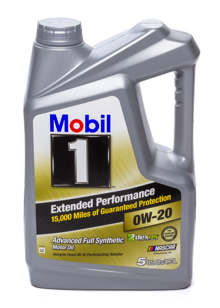 Mobil 1 MOB120903-1 0w20 EP Oil 5 Qt Bottle Dexos Mobil 1 MOB120903-1