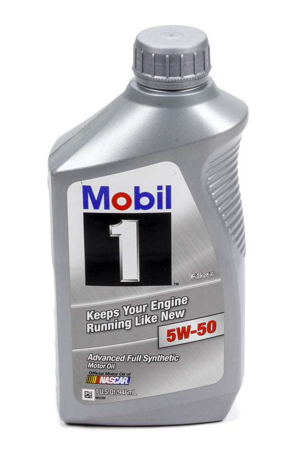 Mobil 1 MOB122075-1 5w50 Synthetic Oil 1 Qt. FS X2 Mobil 1 MOB122075-1