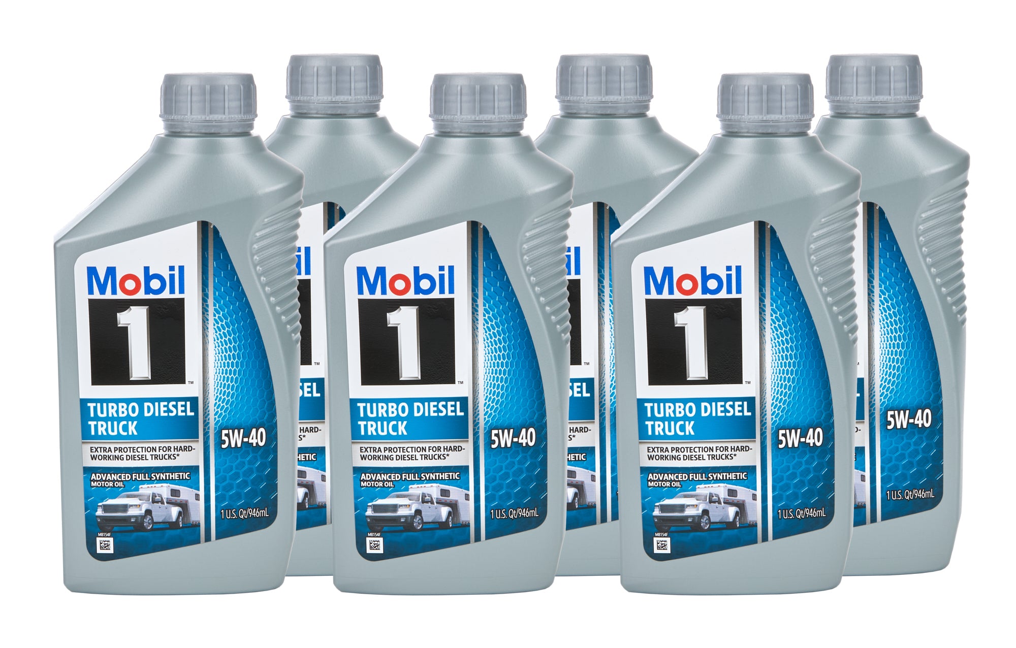 Mobil 1 122253 5w40 Turbo Diesel Oil Case 6x1 Qt Bottles Mobil 1 122253