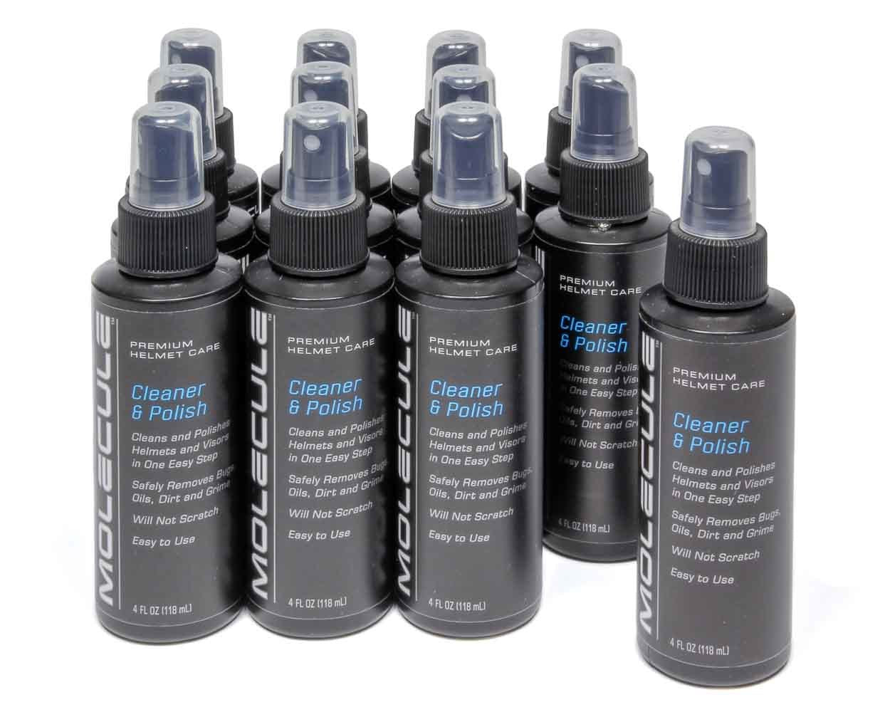 Molecule MLHCP41 Helmet Cleaner & Polish 4oz Spray Case of 12 Molecule MLHCP41