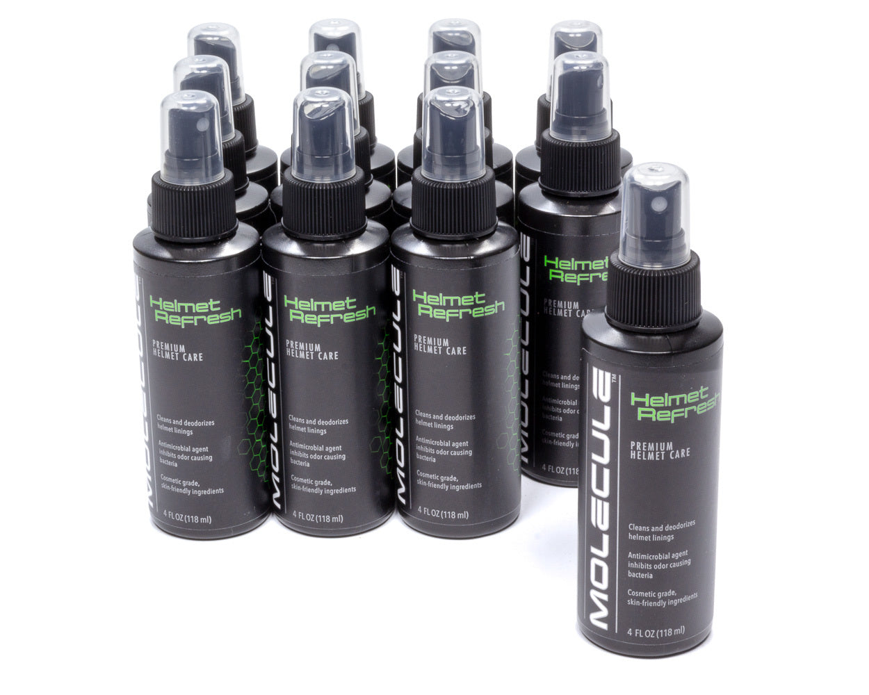 Molecule MLHRR41 Helmet Fabric Refresher 4oz Spray Case of 12 Molecule MLHRR41