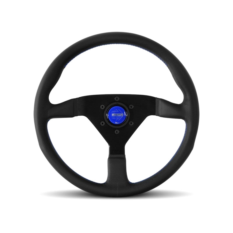 MOMO Tuning & Safety MCL35BK6B Monte Carlo 350 Steering Wheel Leather Blue Stich MOMO Tuning & Safety MCL35BK6B