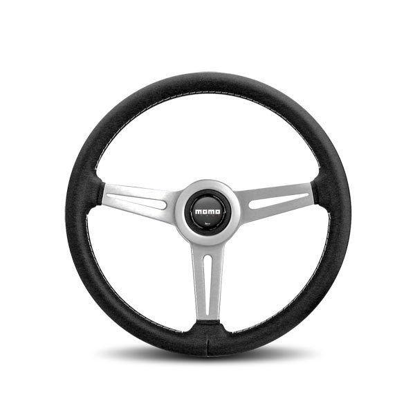 MOMO Tuning & Safety RET36BK2S Retro Steering Wheel Leather MOMO Tuning & Safety RET36BK2S