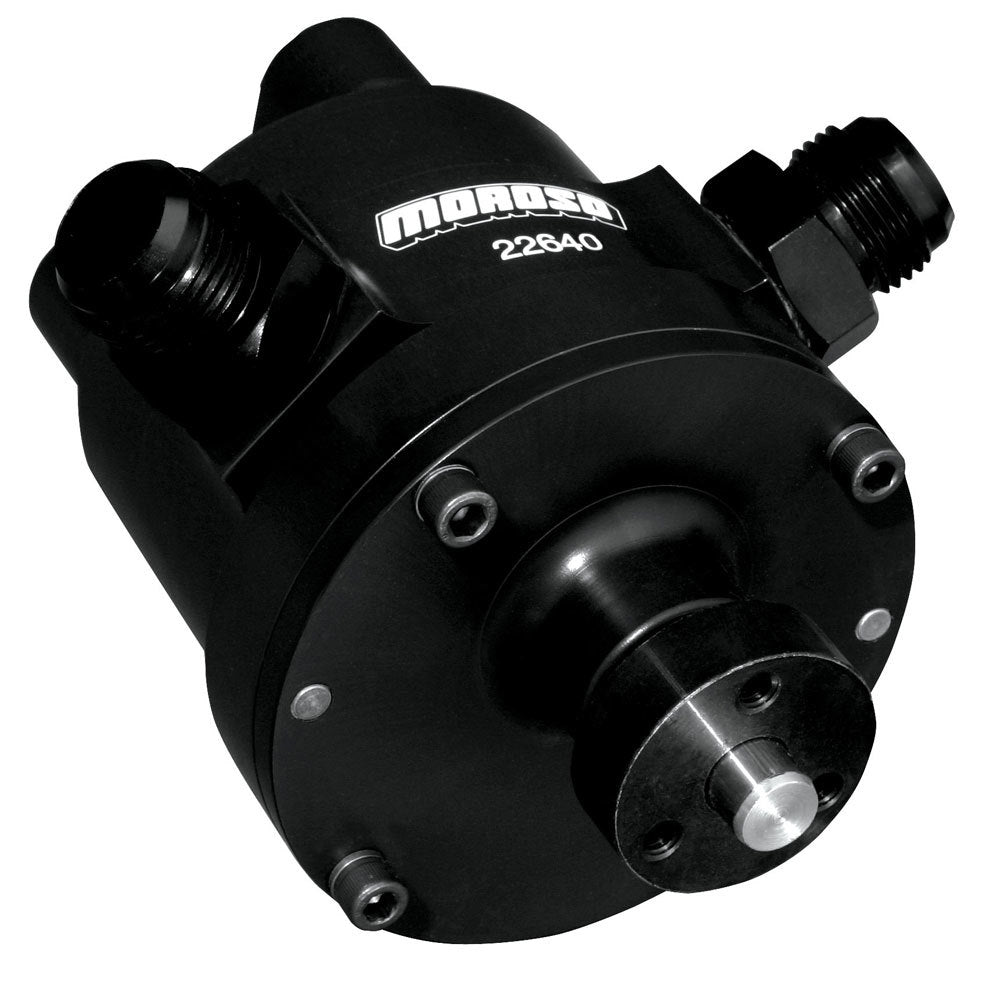Moroso 22640 3 Vane Vacuum Pump for Wet Sump Oiling Systems Moroso 22640