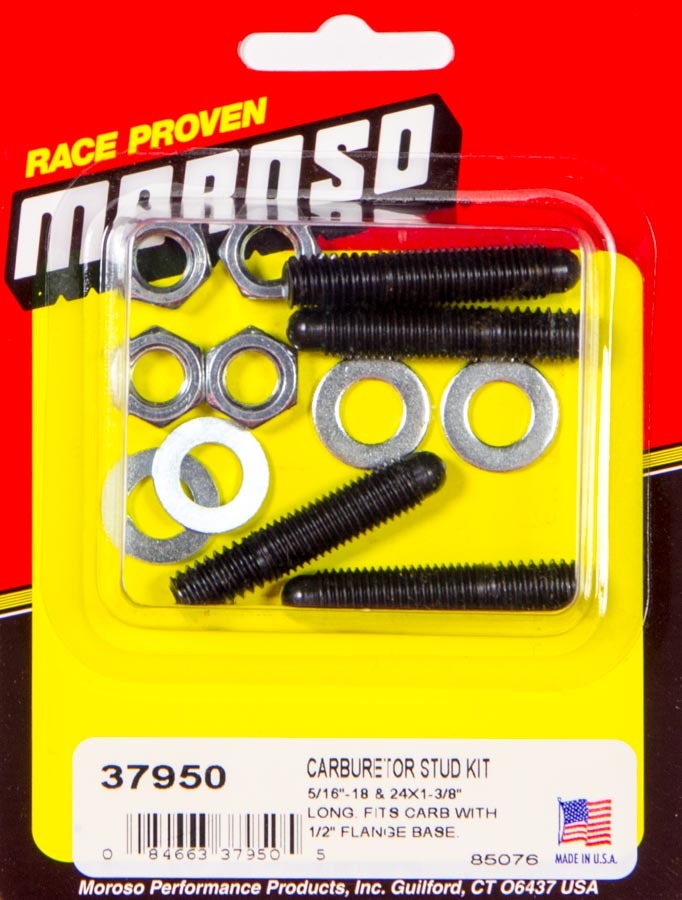 Moroso 37950 1-3/8in Carb Studs Moroso 37950