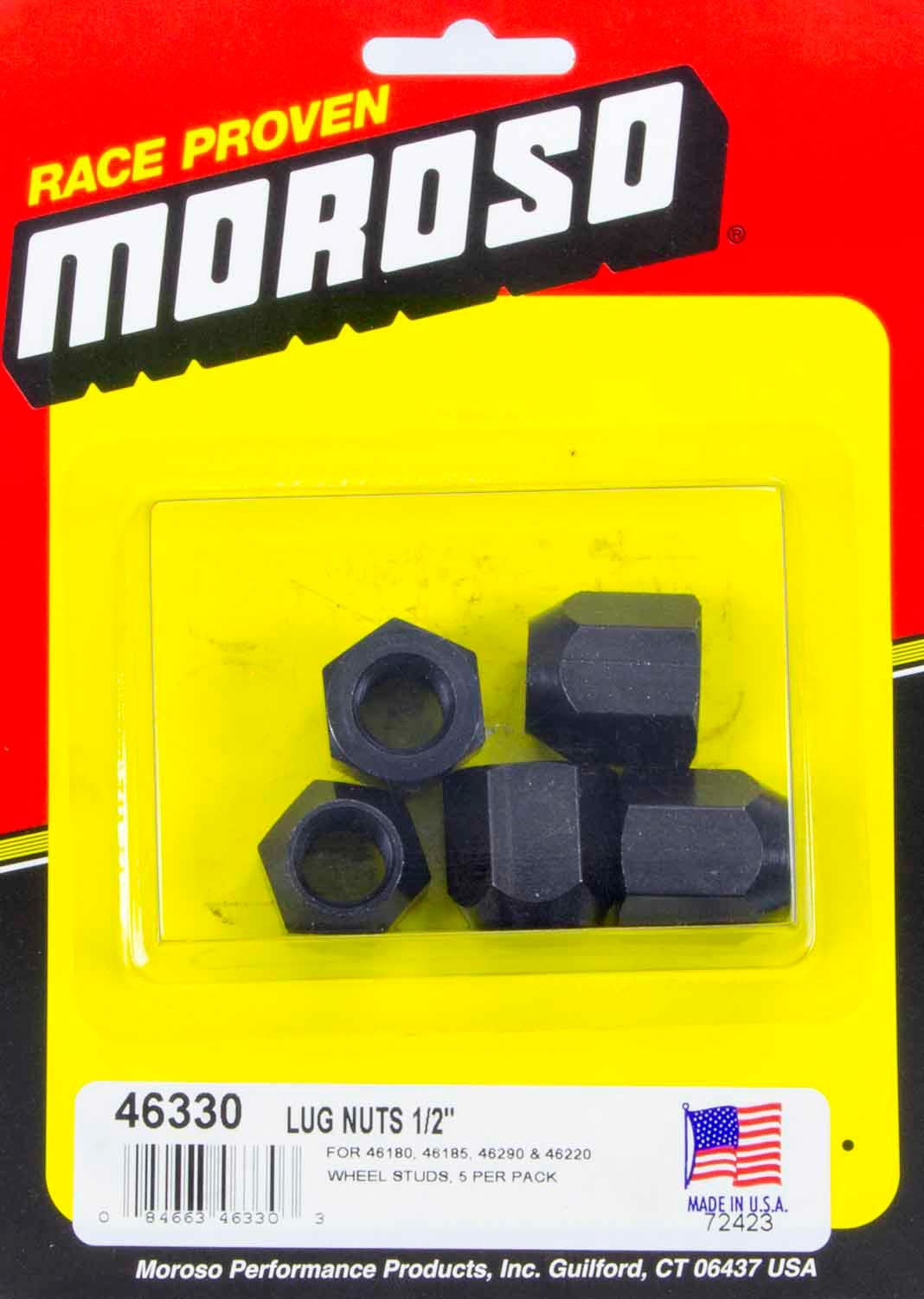 Moroso 46330 1/2-20 Lug Nuts (5pk) Moroso 46330
