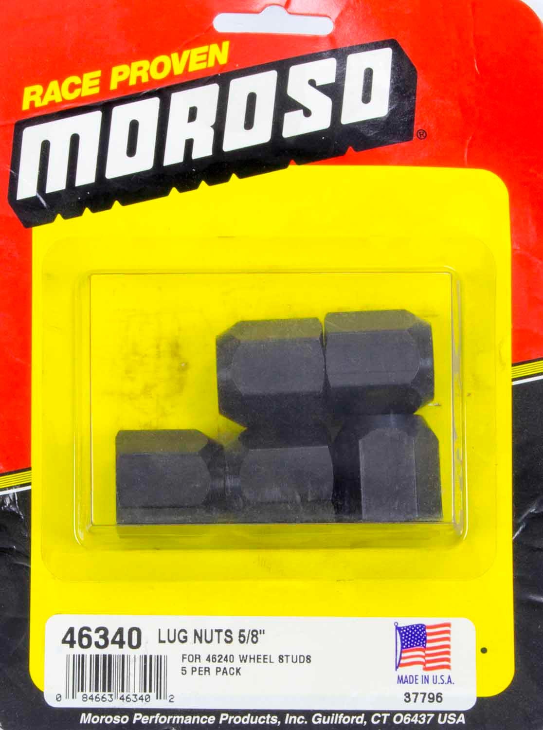 Moroso 46340 5/8-16 Lug Nuts (5pk) Moroso 46340