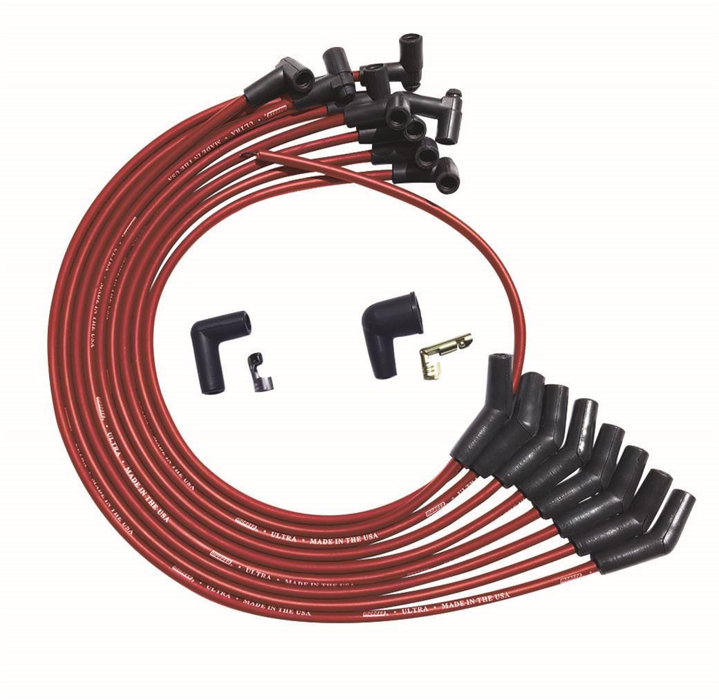 Moroso 52042 Ultra Plug Wire Set BBC Over V/C Red Moroso 52042