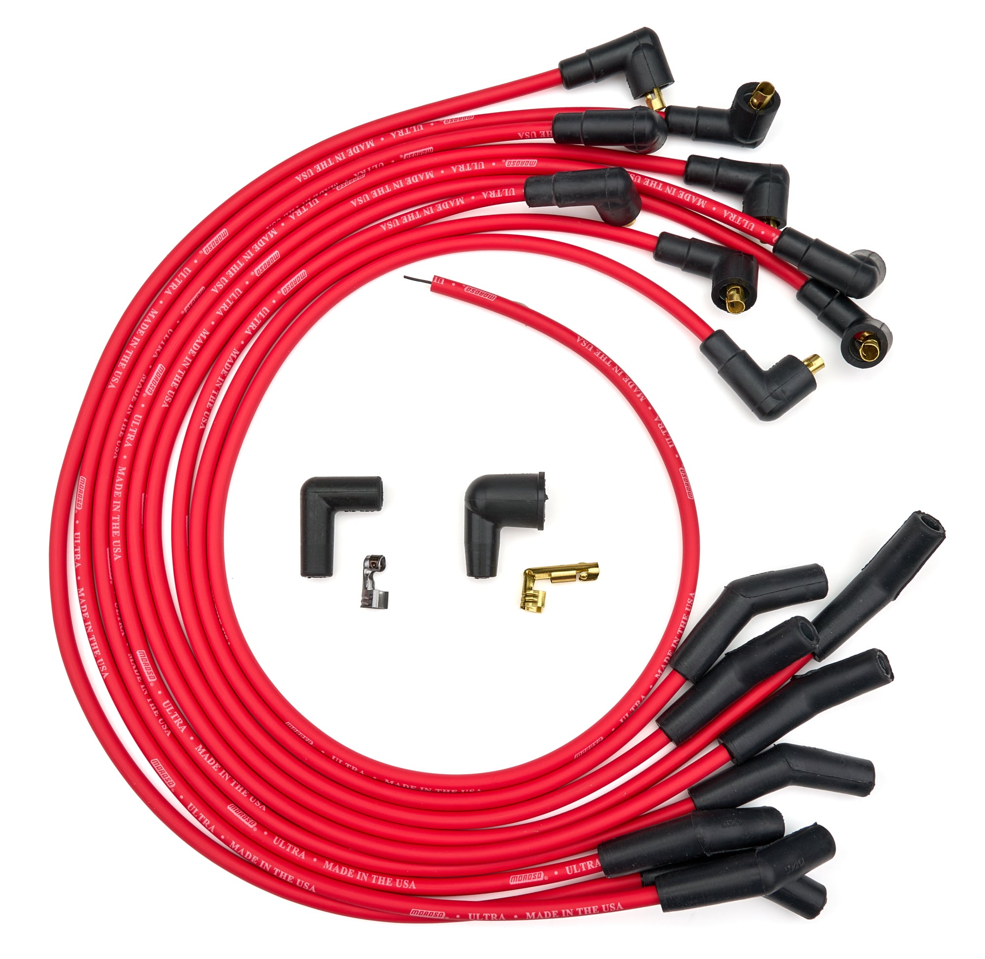 Moroso 52073 Ultra Plug Wire Set SBF 351W Red Moroso 52073