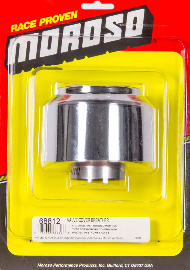 Moroso 68812 Chrome V. Cvr Breather Moroso 68812