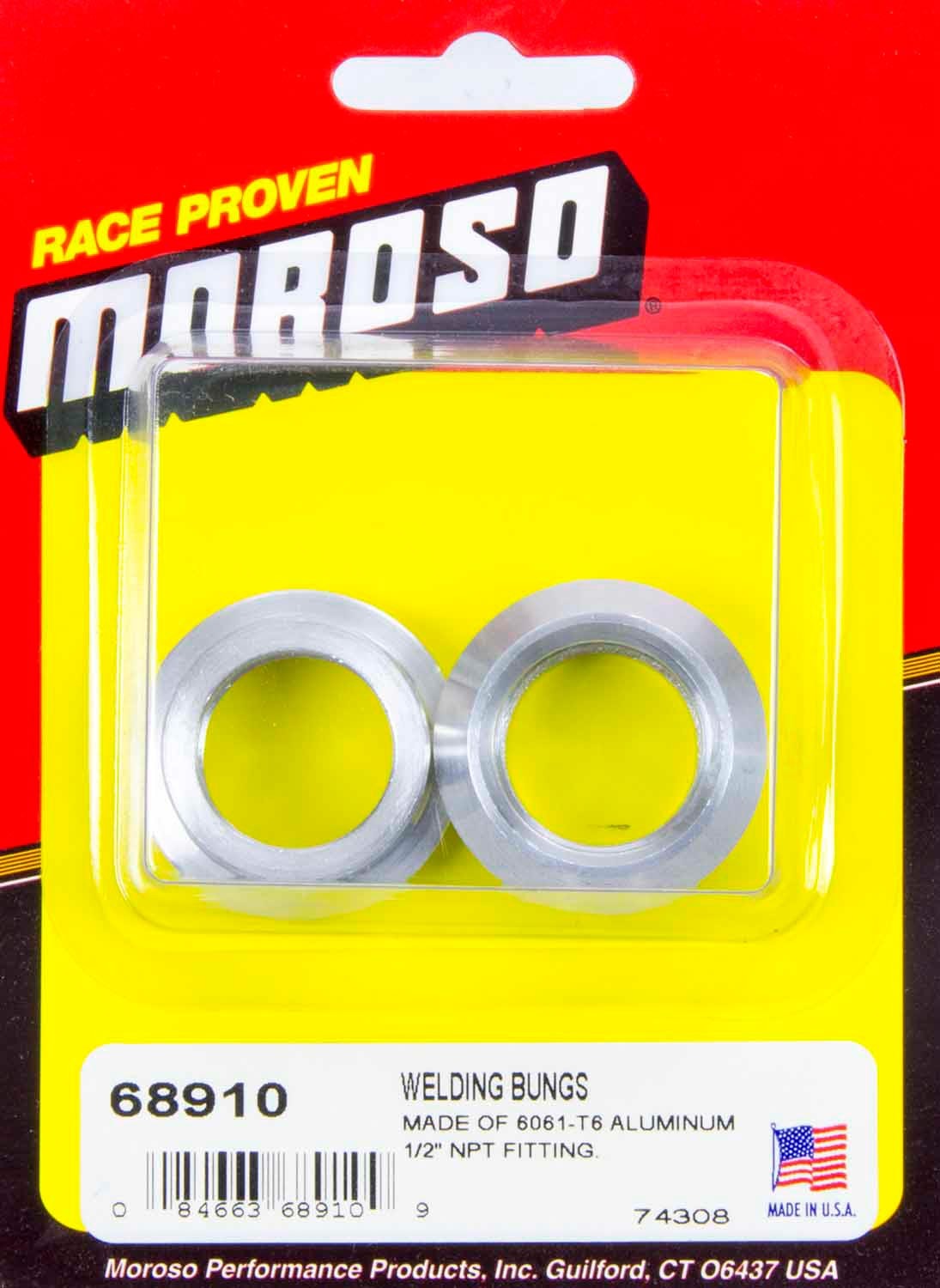 Moroso 68910 1/2in Alum Weld In Bung Moroso 68910