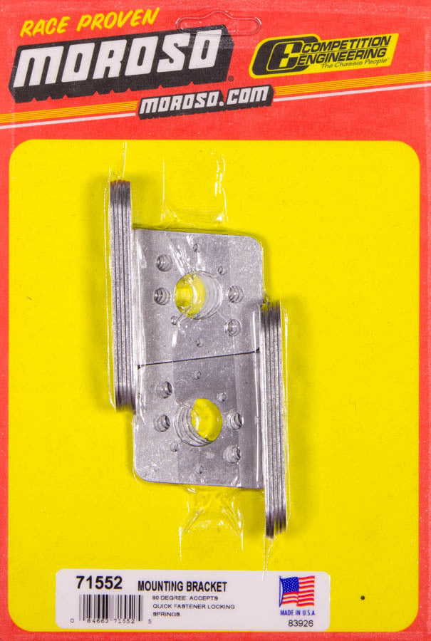 Moroso 71552 Quick Fastener Mtg Brkt Rivet On- Lg & Sm Spring Moroso 71552
