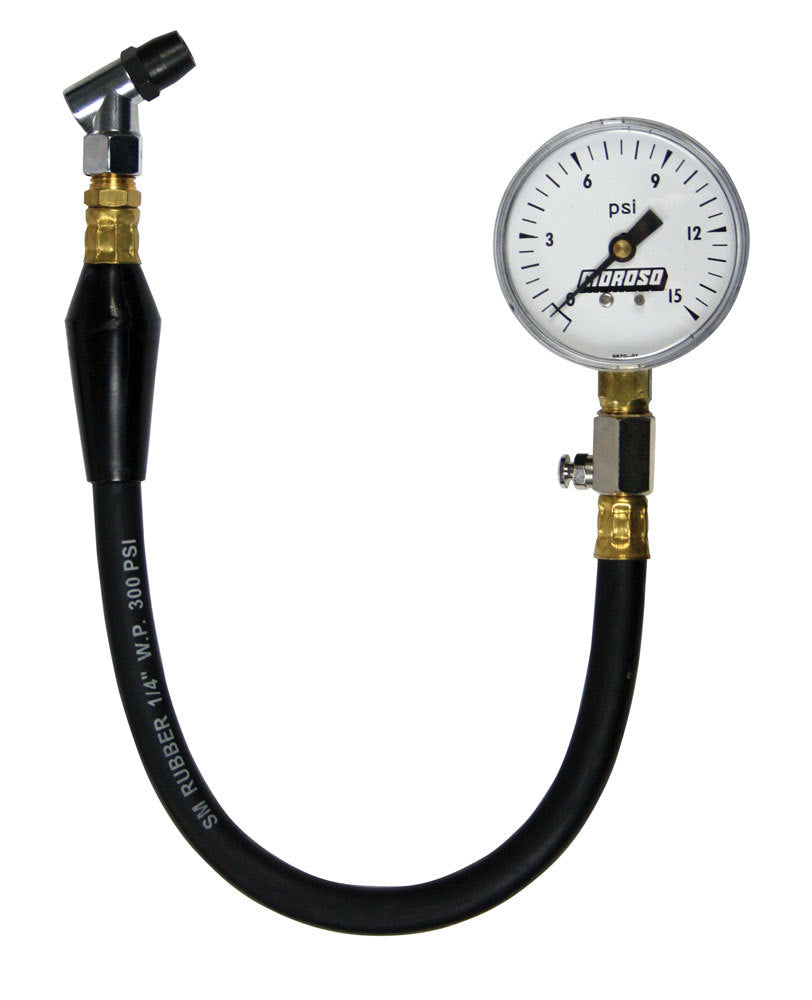 Moroso 89550 0-15 Tire Pressure Gauge Moroso 89550