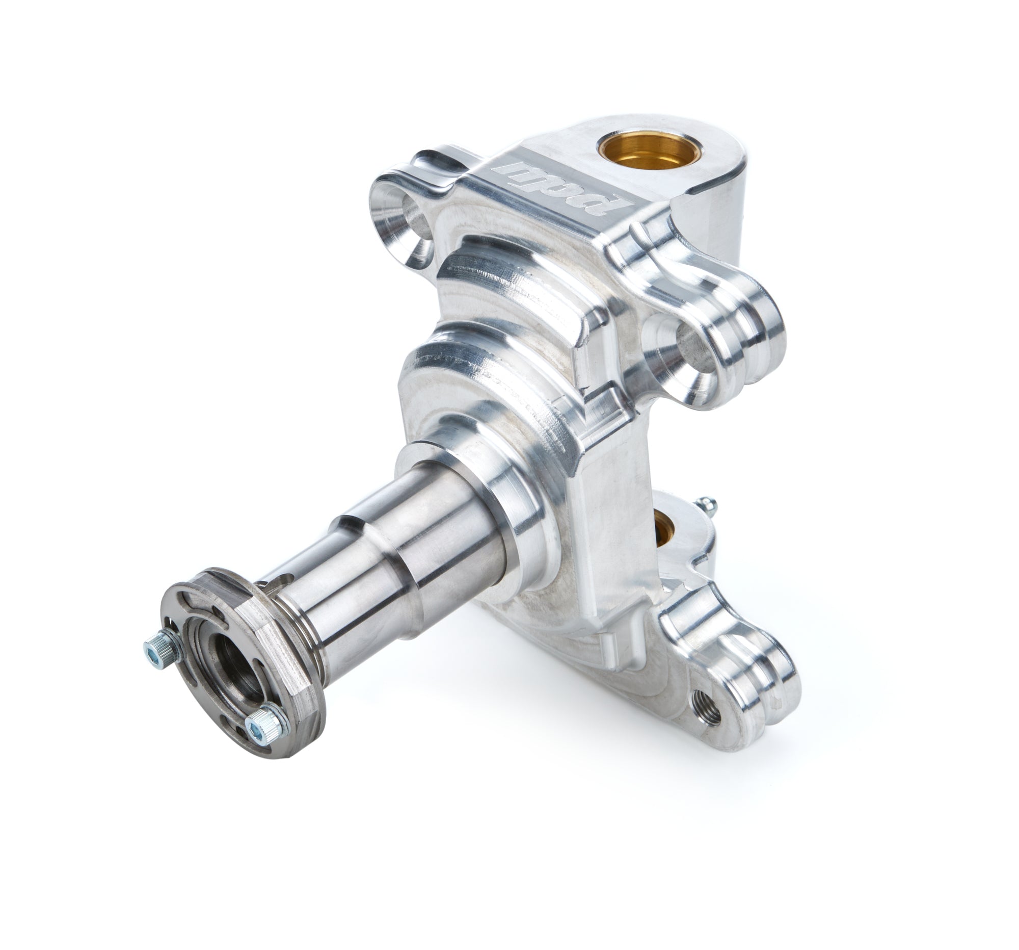 MPD Racing MPD14101 Pavement Spindle Stepped Snout Polished 4-Hole MPD Racing MPD14101