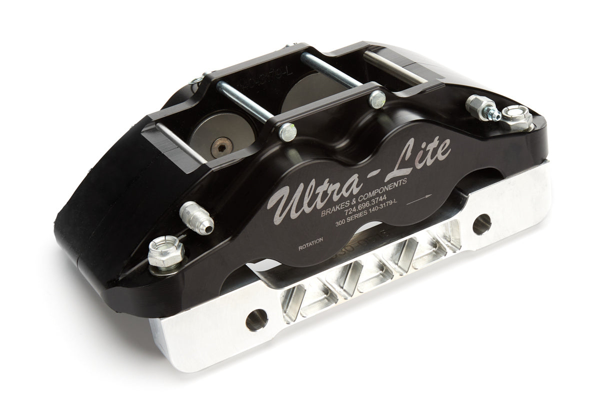 MPD Racing MPD17100 Brake Caliper Radial Mnt Black Alum Left Side MPD Racing MPD17100