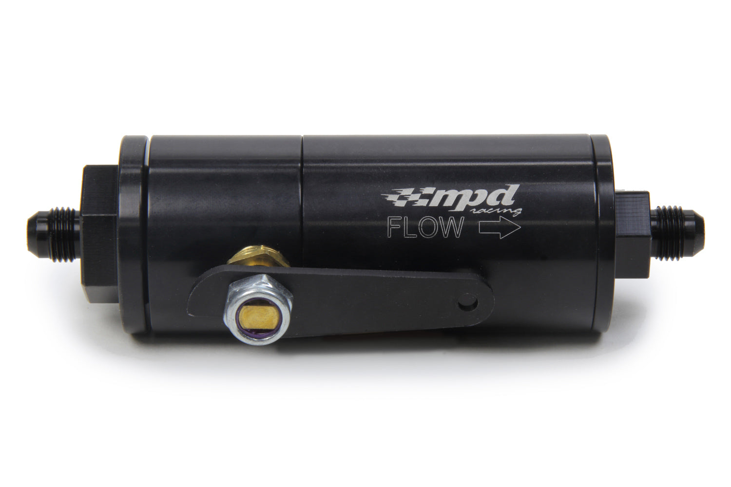 MPD Racing MPD72306 Fuel Filter Short -6 With Shut Off 30 Micron MPD Racing MPD72306